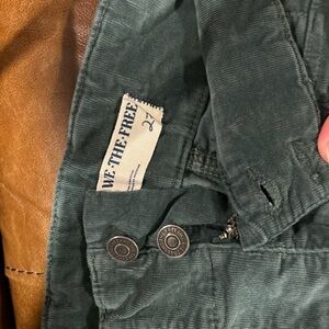 We The Free Women’s Teal Corduroy Pants